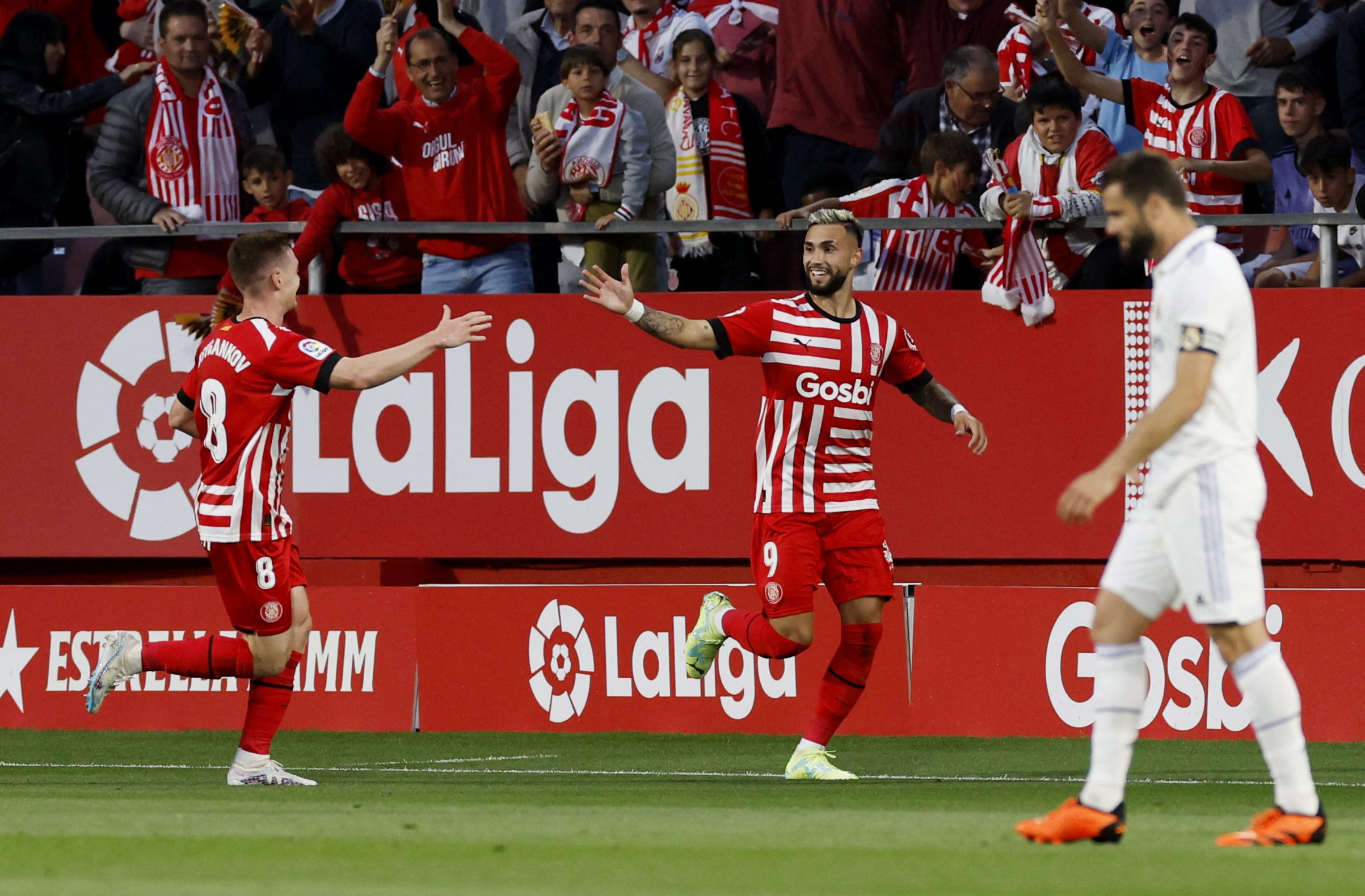 خسارة قاسية لريال مدريد أمام جيرونا في الدوري الإسباني براعية كاستيانوس (رويترز)
