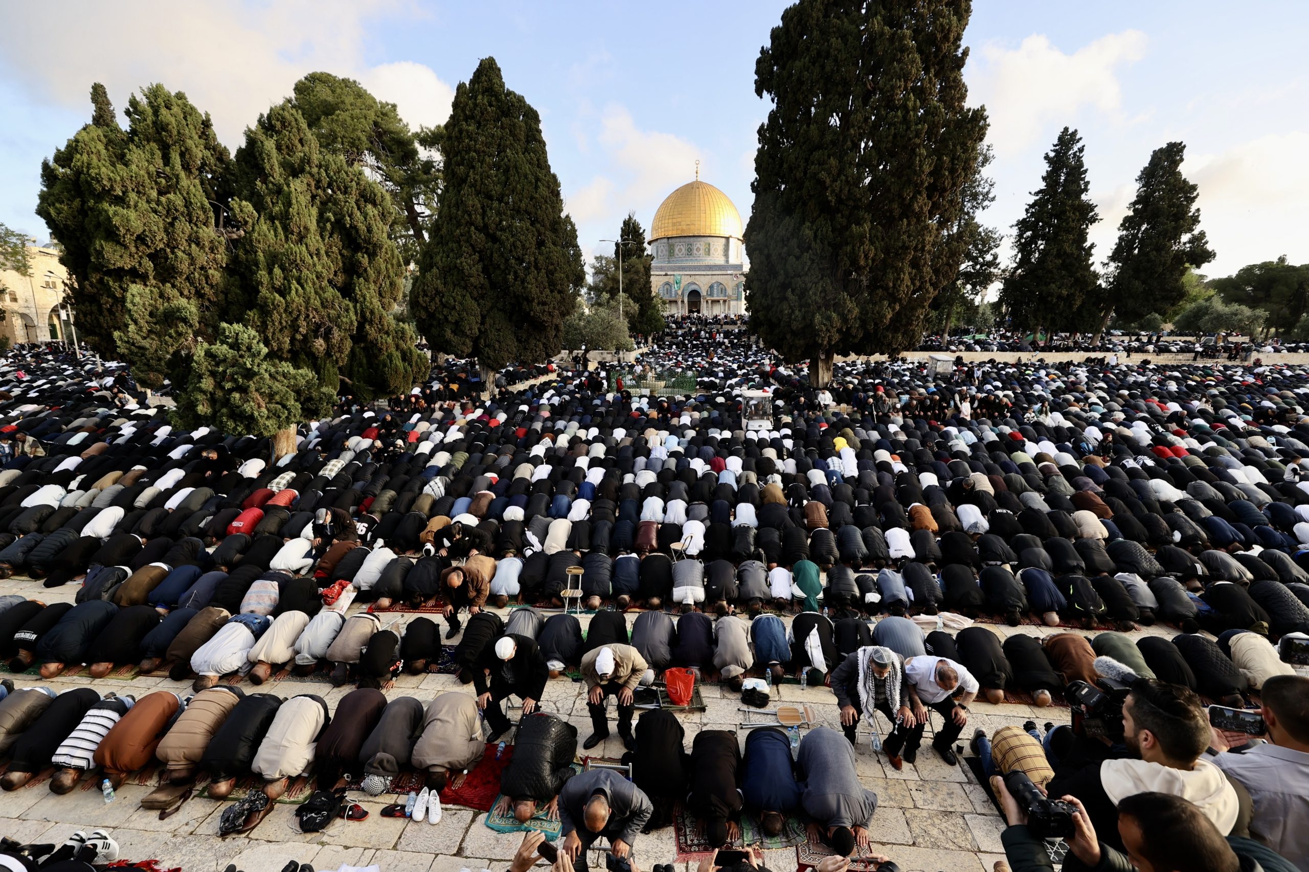 صلاة العيد الأقصى القدس غزة