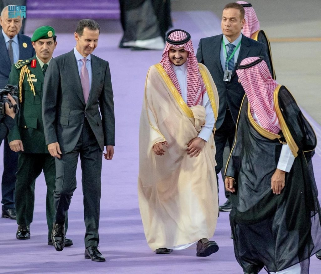 بشار الأسد القمة العربية السعودية