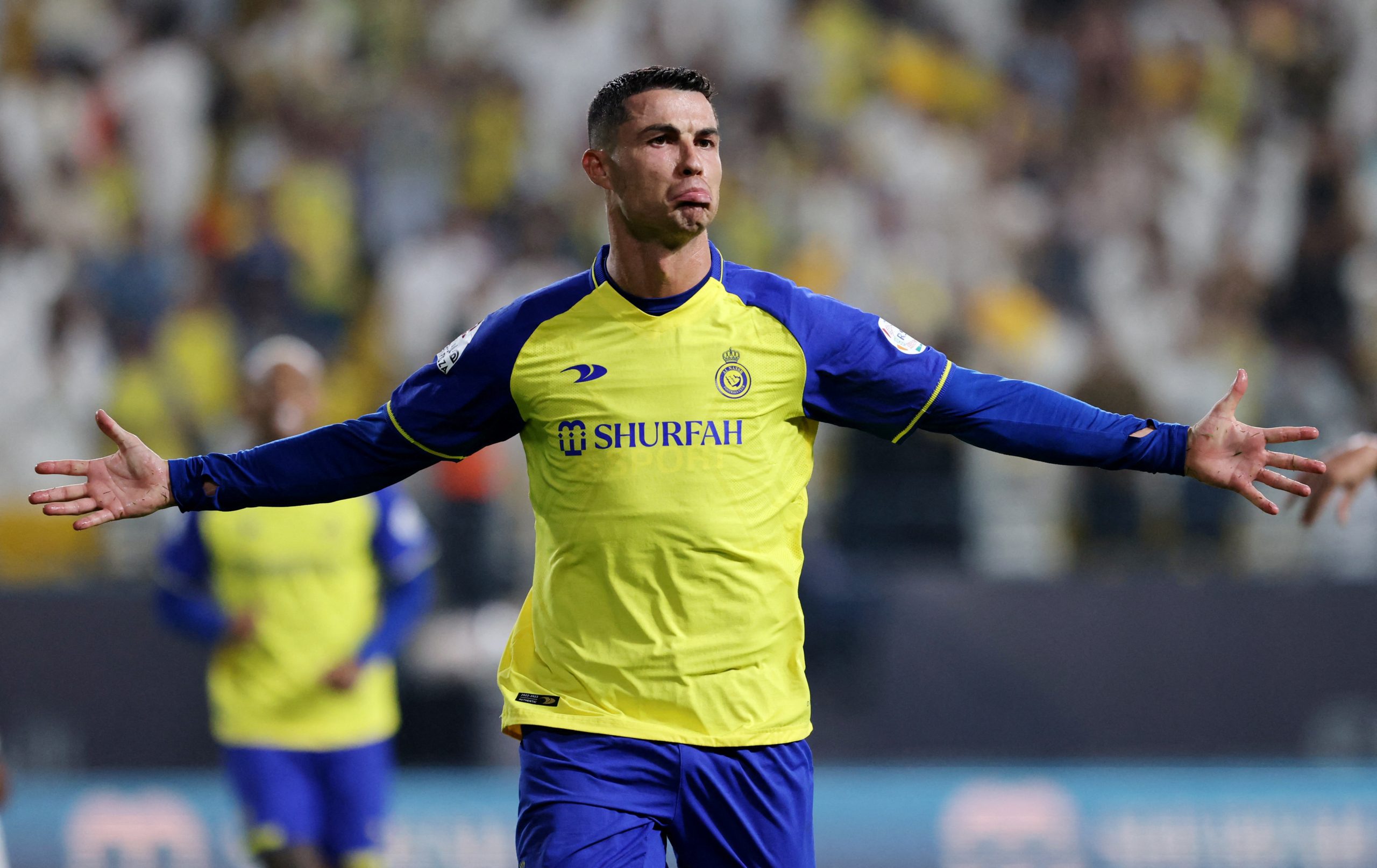 رونالدو يقود النصر إلى نهائي بطولة الأندية العربية (رويترز)
