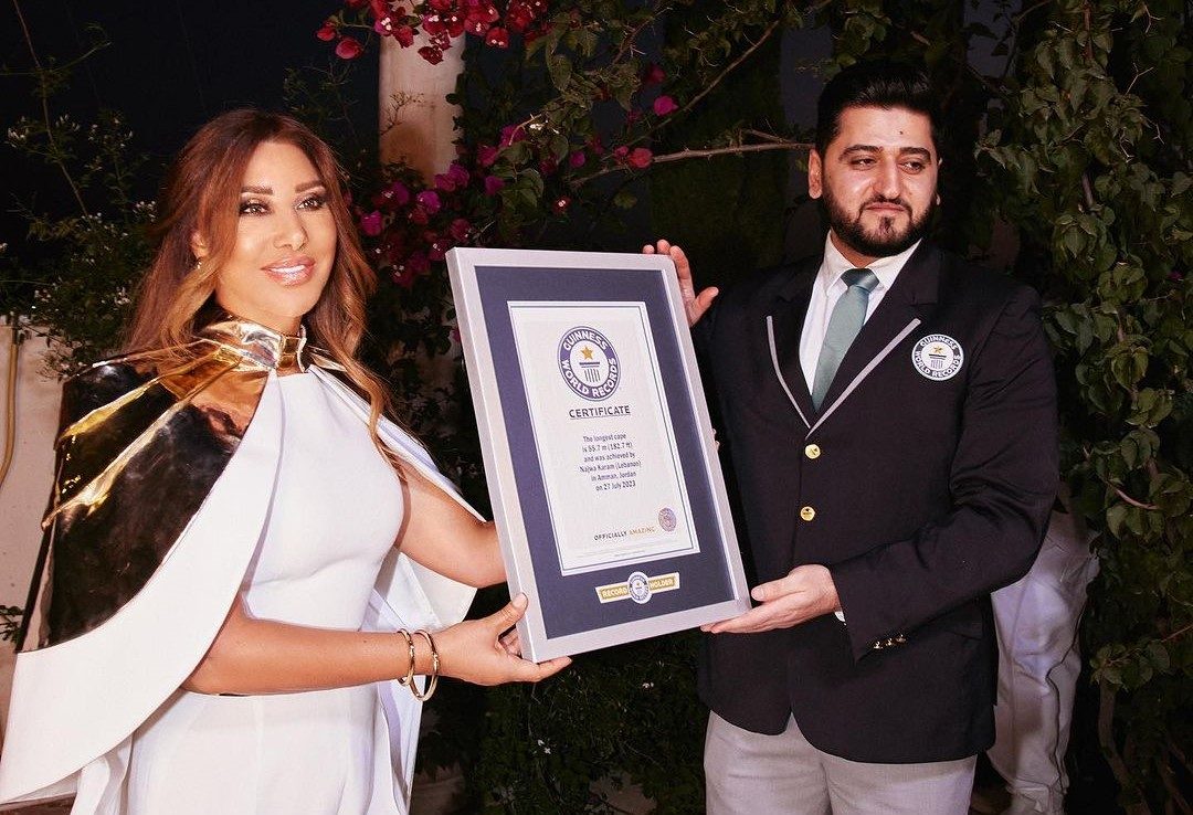 Social Media/ نجوى كرم تدخل موسوعة غينيس للأرقام القياسية
