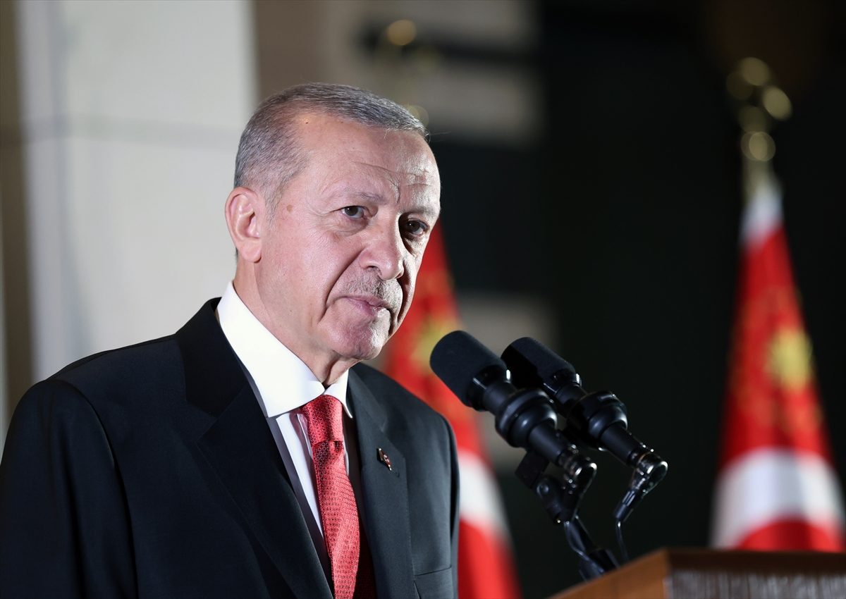 الرئيس التركي رحب طيب أردوغان