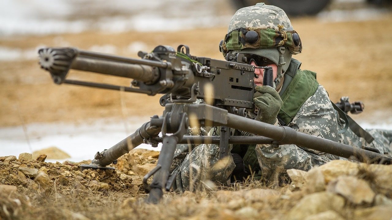 الرشاش المدفعي إم 2 براوننج/ Us Army