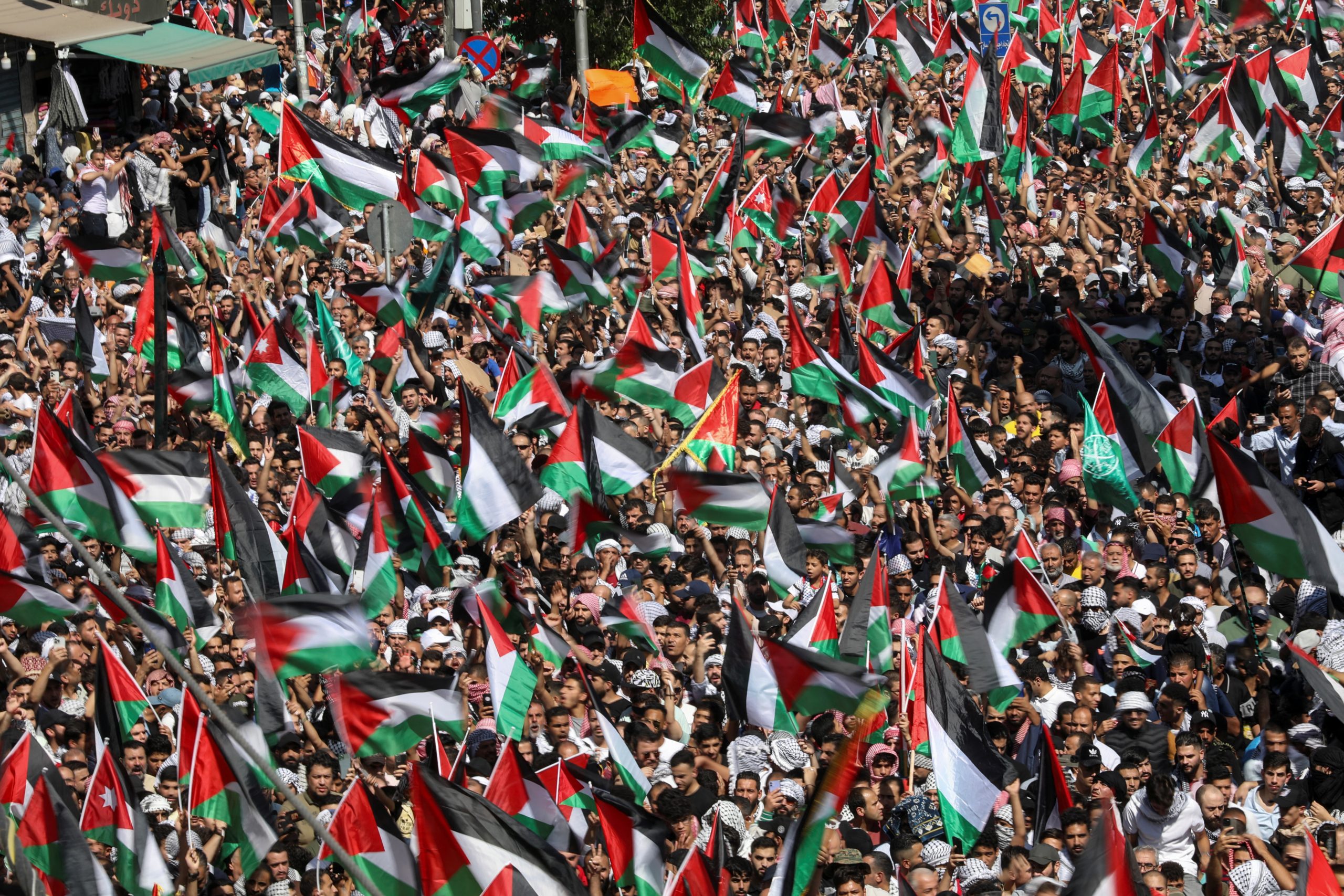 فلسطين الأردن احتجاجات