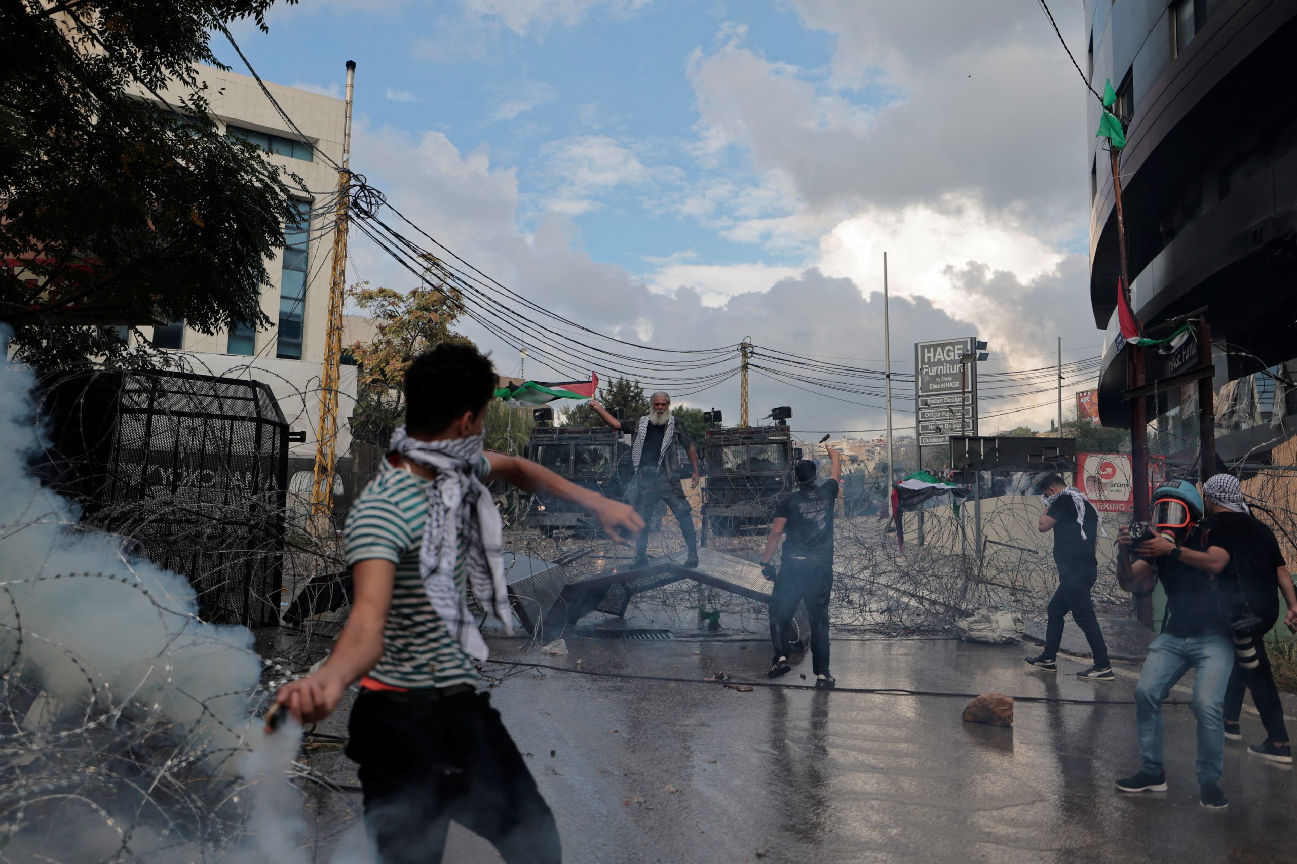 لبنان احتجاجات فلسطين غزة