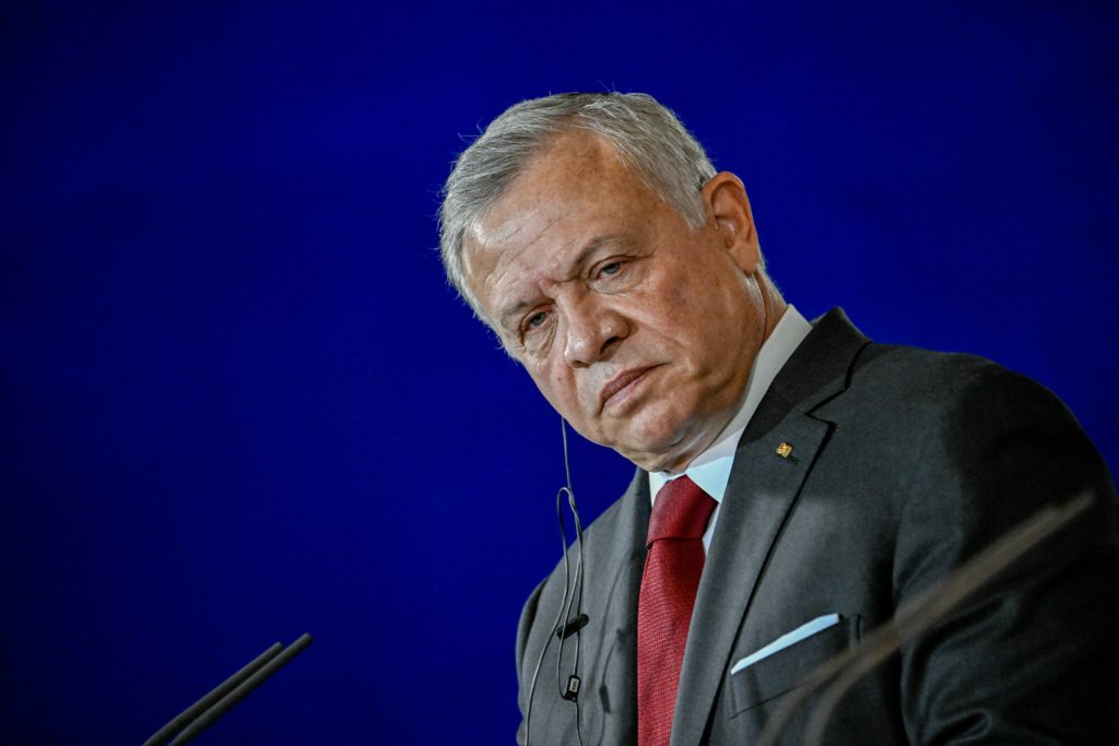 الملك الأردني عبدالله الثاني، أكتوبر 2023/ Getty