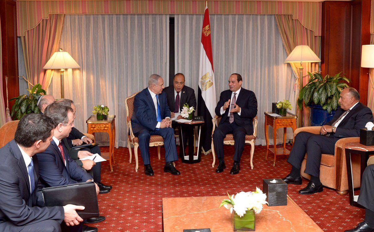 السيسي نتنياهو مصر إسرائيل الاحتلال غزة