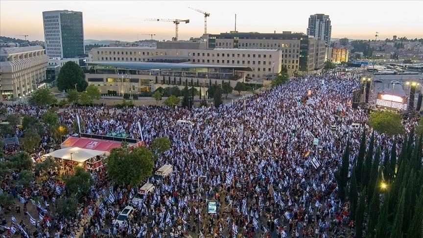 الاحتجاجات ضد الحكومة الإسرائيلية