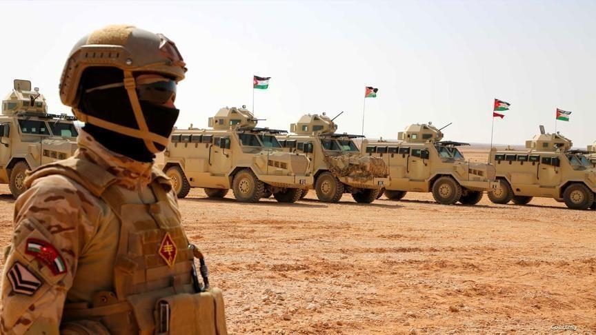 المواد المخدرة الجيش الأردني