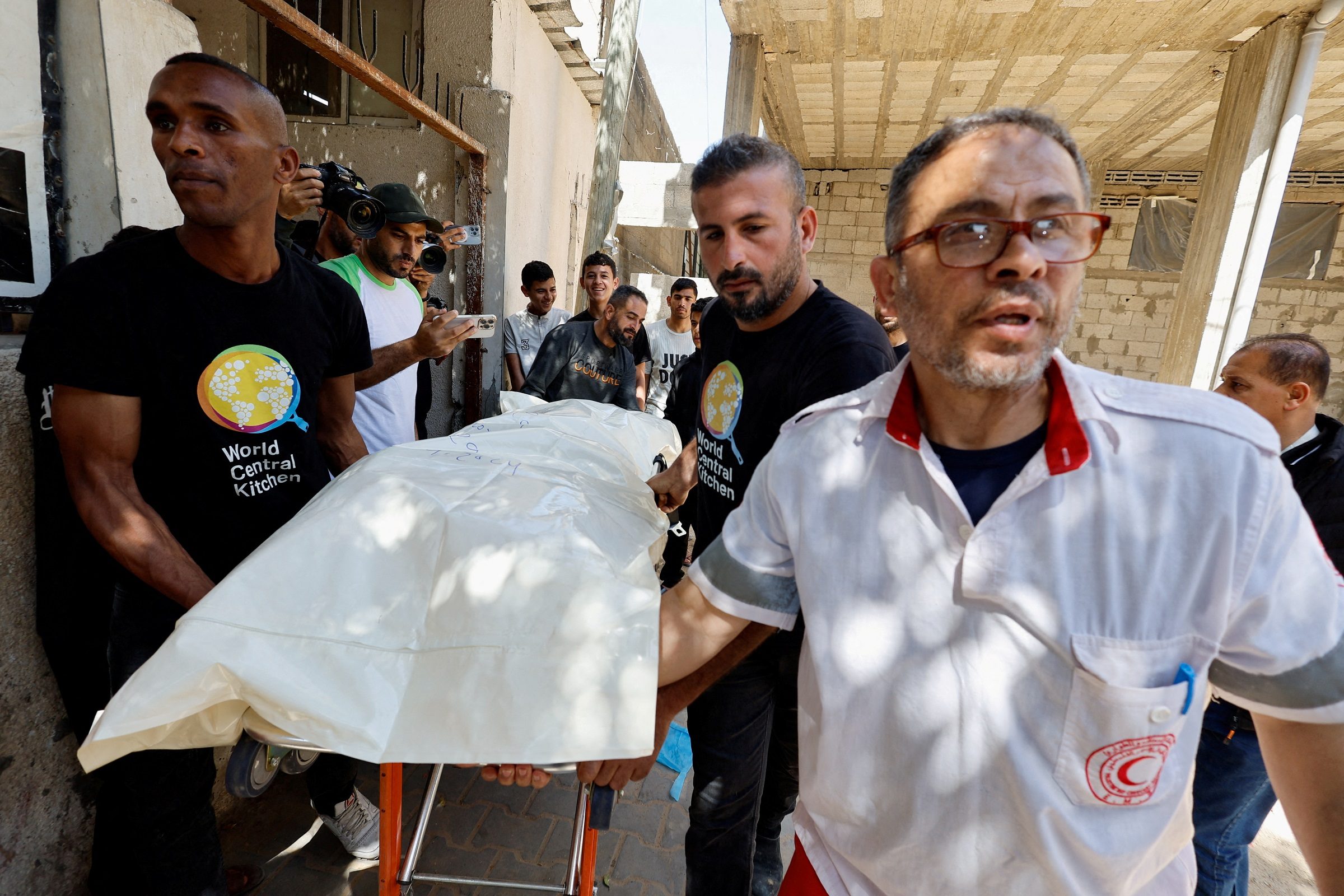 منظمة المطبخ المركزي العالمي غزة
